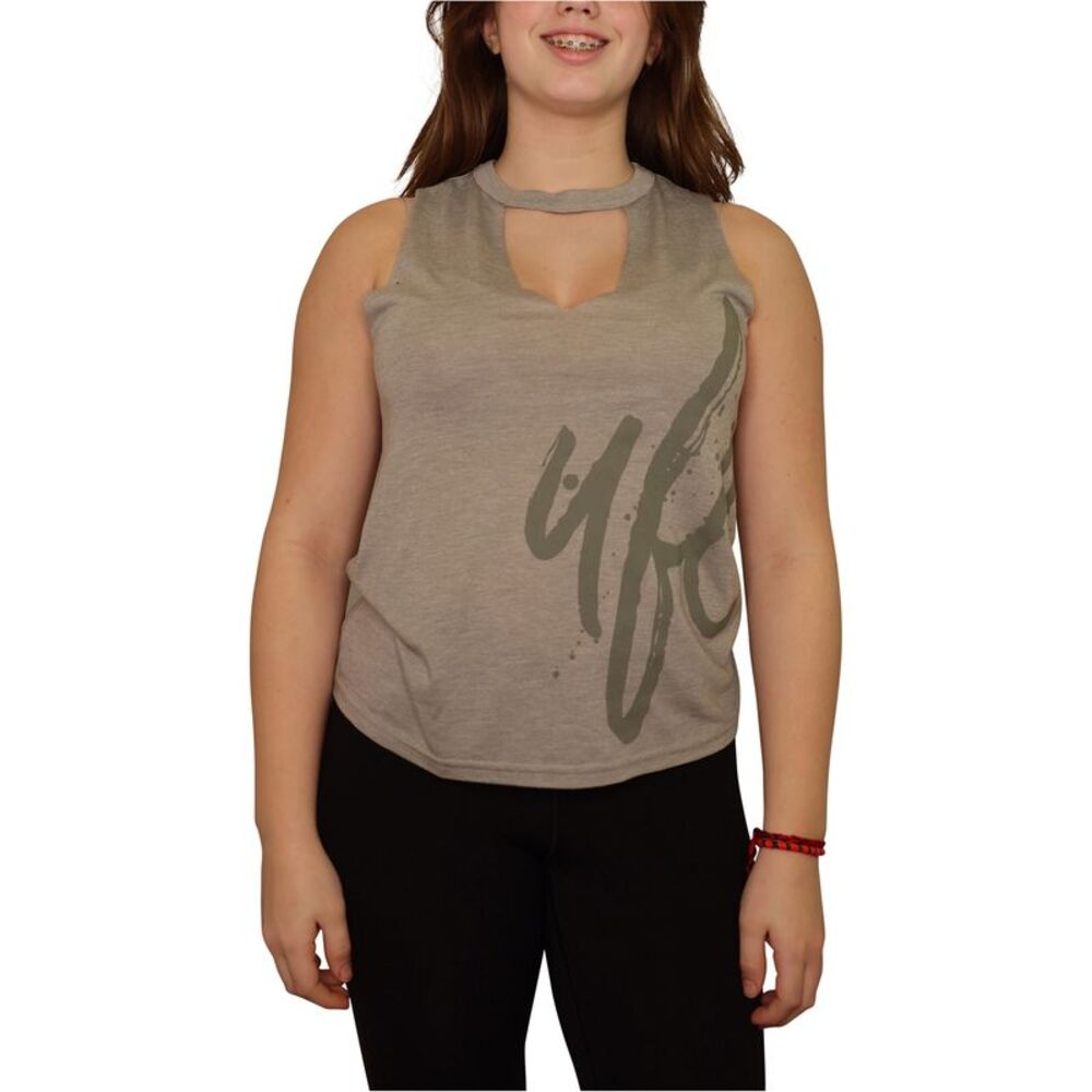 UFC Womens Cut Out Neck Tank Top, NWT